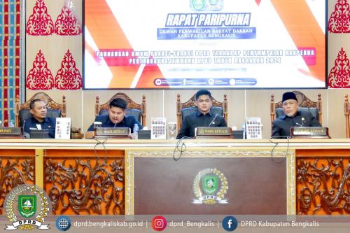 Fraksi-Fraksi DPRD Sampaikan Pandangan Umum terhadap Ranperda Pertanggung Jawaban Pelaksanaan APBD 2024