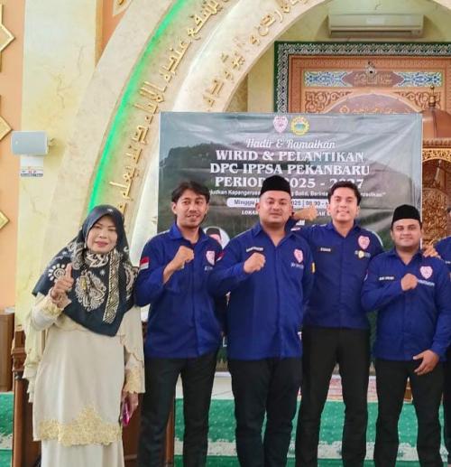 M.Rifqi Zaidan.A.Md.T Resmi Pimpin DPC IPPSA Pekanbaru,Janji memberikan yg terbaik untuk DPC SAS Pekanbaru dan DPC IPPSA Pekanbaru