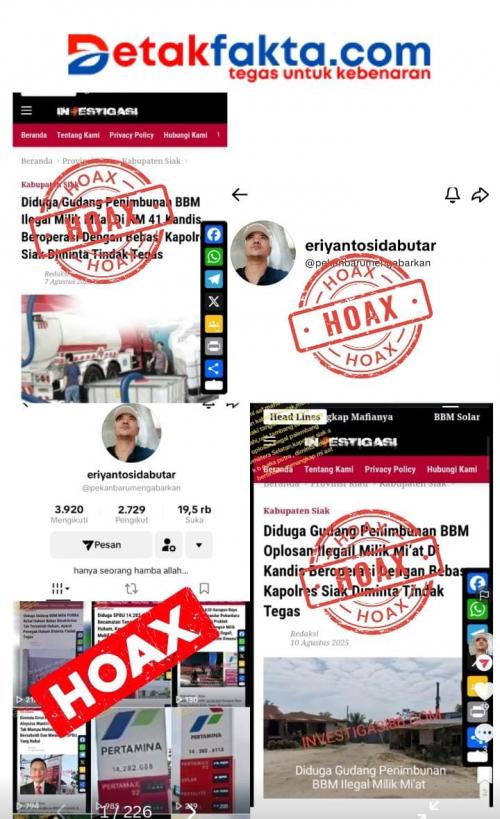 Media Abal-Abal Sebar Hoaks Gudang BBM Ilegal, Korban Tuntut Keadilan