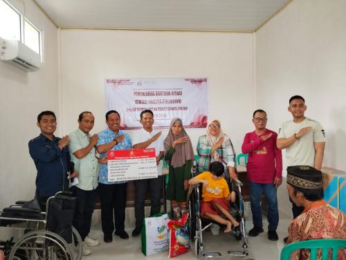 Desa Meskom Terpilih Menjadi Lokasi Penyaluran Bantuan di Hari Bhakti Karang Taruna Nasional 2025