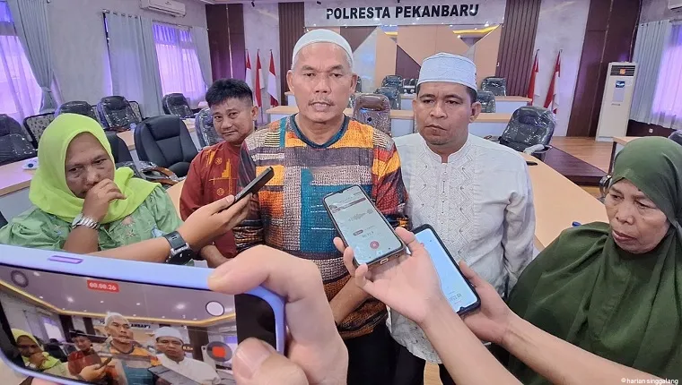 Warga Meranti Pandak Adukan Dugaan Intimidasi Sengketa Lahan ke Kapolresta Pekanbaru