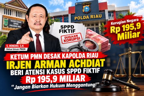 Dugaan Korupsi SPPD Fiktif Rp 195,9 Miliar Belum Tuntas, Ketum PM2N: Jangan Biarkan Hukum Menggantung!